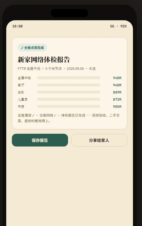 新家网络体检报告